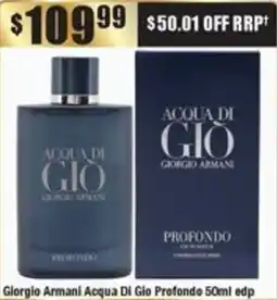 Chemist Warehouse Giorgio Armani Acqua Di Gio Profondo edp offer