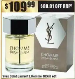 Chemist Warehouse Yves Saint Laurent L Homme edt offer