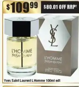 Chemist Warehouse Yves Saint Laurent L Homme offer
