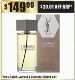 Chemist Warehouse Yves Saint Laurent L Homme edt offer