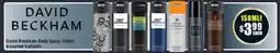 Chemist Warehouse David Beckham Body Spray Assorted Variants offer