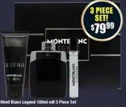 Chemist Warehouse Mont Blanc Legend 3 Piece Set offer