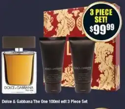 Chemist Warehouse Dolce & Gabbana The One 3 Piece Set offer