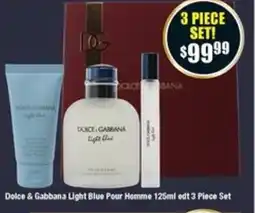 Chemist Warehouse Dolce & Gabbana Light Blue Pour Homme 3 Piece Set offer
