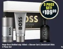 Chemist Warehouse Hugo Boss Bottled Shower Gel & Deodorant Stick 3 Piece Set offer