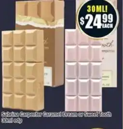 Chemist Warehouse Sabrina Carpenter Caramel Dream or Sweet Tooth offer