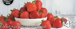 Friendly Grocer Strawberries offer
