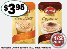Friendly Grocer Moccona coffee sachets offer