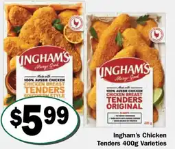 Friendly Grocer Ingham's chicken tenders varieties offer