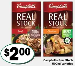 Friendly Grocer Campbell's real stock varieties offer