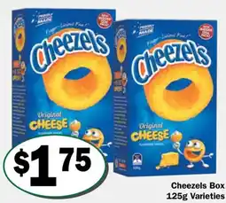 Friendly Grocer Cheezels box varieties offer