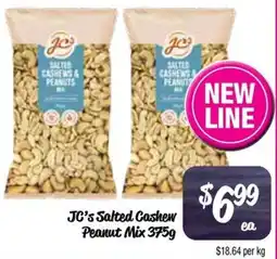 Farmer Jack's Jc's salted cashew peanut mix offer