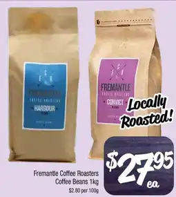 Farmer Jack's Fremantle coffee roasters coffee beans offer