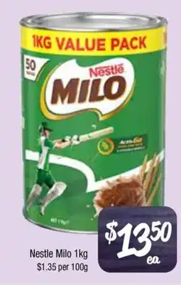 Farmer Jack's Nestle milo offer