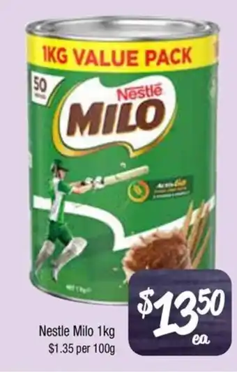 Farmer Jack's Nestle milo offer