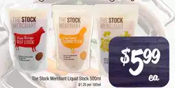 Farmer Jack's The stock merchant liquid stock offer