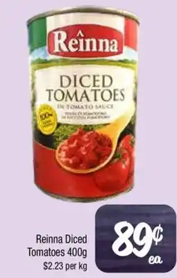 Farmer Jack's Reinna diced tomatoes offer