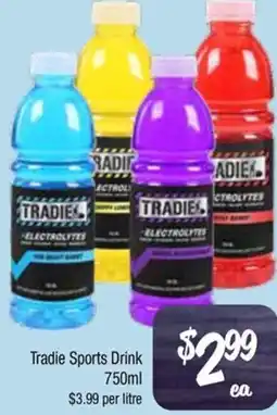 Farmer Jack's Tradie Sports Drink offer