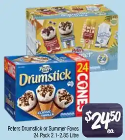Farmer Jack's Peters drumstick or summer faves offer