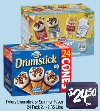 Farmer Jack's Peters drumstick or summer faves offer
