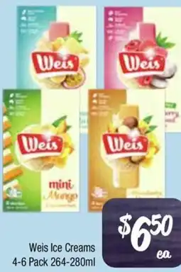Farmer Jack's Weis Ice Creams offer