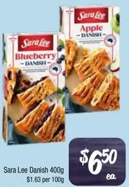 Farmer Jack's Sara lee danish offer