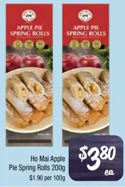 Farmer Jack's Ho mai apple pie spring rolls offer