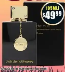Chemist Warehouse Armat club de nult intense edp offer