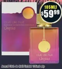 Chemist Warehouse Armat club de nuit unfold edp offer