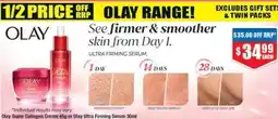 Chemist Warehouse Olay Super Collagen Cream or Olay Ultra Firming Serum offer