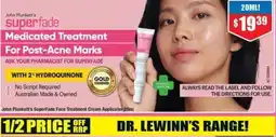 Chemist Warehouse John Plunkett's SuperFade Face Treatment Cream Applicator offer