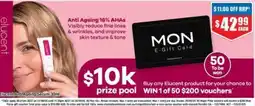 Chemist Warehouse Elucent anti ageing serum offer