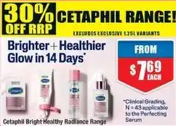 Chemist Warehouse Cetaphil bright healthy radiance range offer