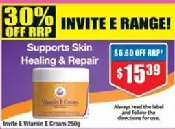 Chemist Warehouse Invite e vitamin e cream offer