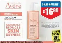 Chemist Warehouse Avène xeracalm nutrition cleansing gel offer
