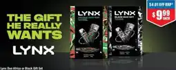 Chemist Warehouse Lynx Duo Africa or Black Gift Set offer