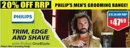 Chemist Warehouse Philip's Men's Grooming Range offer