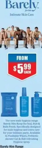 Chemist Warehouse Barely Him Range offer