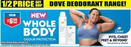 Chemist Warehouse Dove Whole Body Deodorant offer