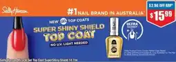 Chemist Warehouse Sally Hansen Miracle Gel Top Coat SuperShiny Shield offer