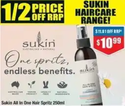 Chemist Warehouse Sukin All In One Hair Spritz offer