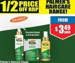 Chemist Warehouse Palmer's Haircare Range offer