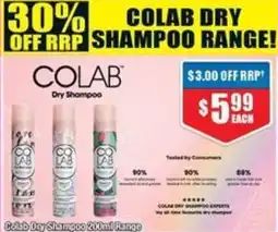 Chemist Warehouse Golub Dry Shampoo Range offer