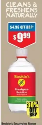 Chemist Warehouse Bosisto's Eucalyptus Range offer