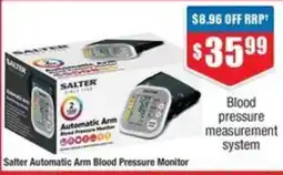 Chemist Warehouse Salter Automatic Arm Blood Pressure Monitor offer