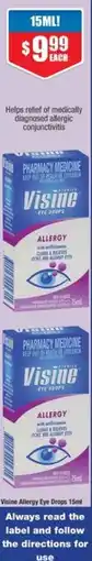 Chemist Warehouse Visine Allergy Eye Drops offer