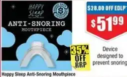 Chemist Warehouse Happy Sleep Anti-Snoring Mouthpiece offer