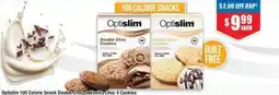 Chemist Warehouse Optislim 100 Calorie Snack Double Chocos Vanilla Choc 4 Cookies offer