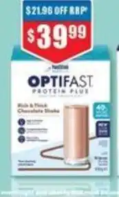 Chemist Warehouse Optifast Assorted Variants offer