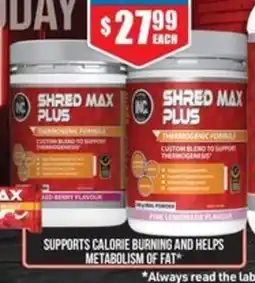 Chemist Warehouse Shred max plus offer